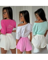 KLASYCZNY T ▪️SHIRT V ▪️RÓŻ