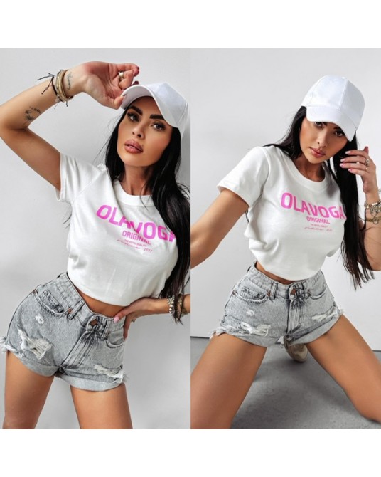 BLUZKA WISPHER PRZYLEGAJĄCA ▪️BIAŁA