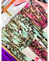 SZYFONOWA HISZPANKA PRINT  ▪️LUXURY  ZIELEŃ 