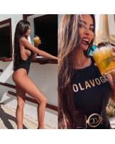 Kostium PALOS ▪️z paskiem CZARNY 