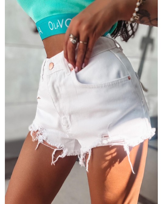 JEANSOWE SPODENKI DENIM ▪️ECRU