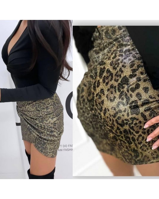 MINI SPÓDNICA PANTER 