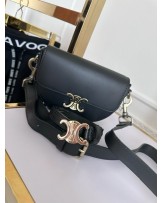 SKÓRZANA CZARNA TORBKA