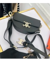 SKÓRZANA CZARNA TORBKA