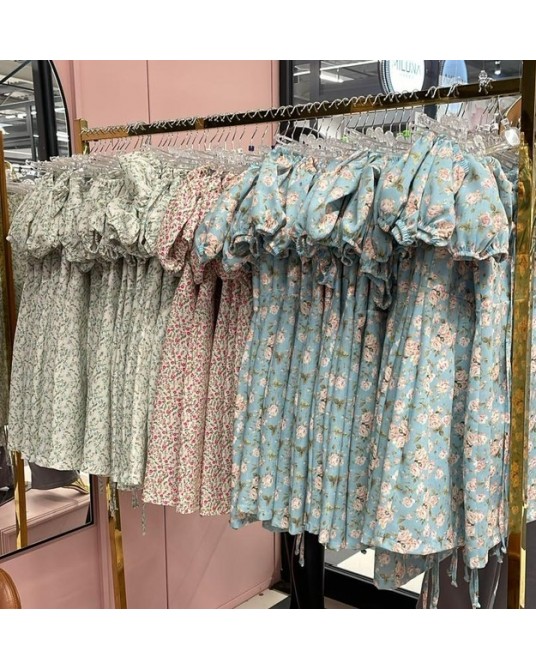 SUKIENKA Z WIAZNIEM KWIATUSZKI ▪️LEN