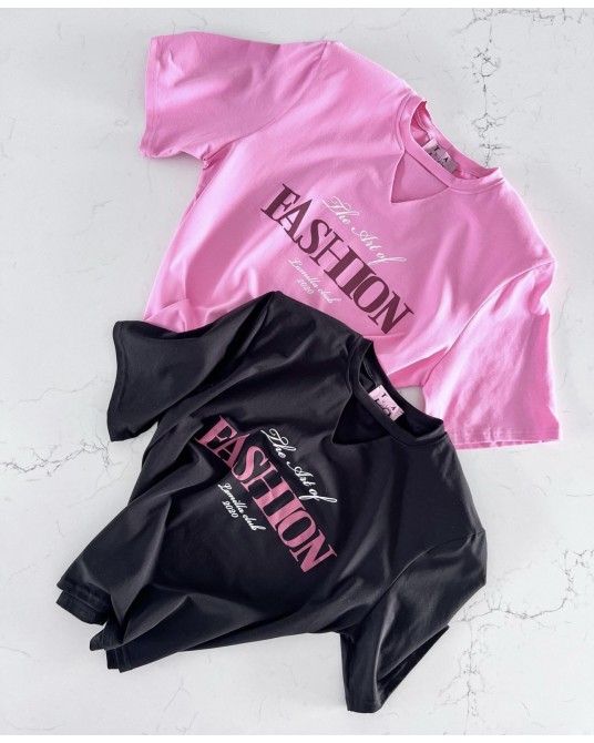 T▪️SHIRT z rozcięciem