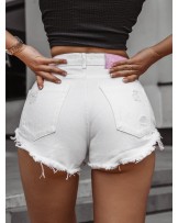 JEANSOWE SPODENKI DENIM ▪️ECRU