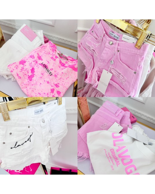 JEANSOWE SPODENKI DENIM ▪️ECRU