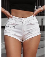 JEANSOWE SPODENKI DENIM ▪️ECRU