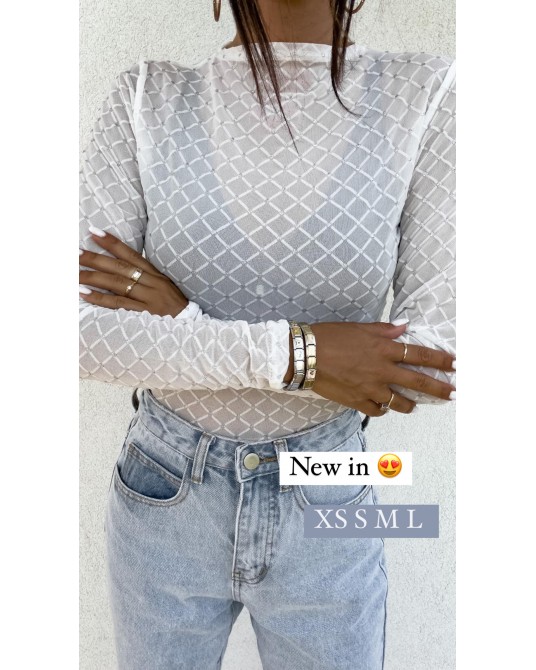 BLUZKA DAIMOND ▪️ecru