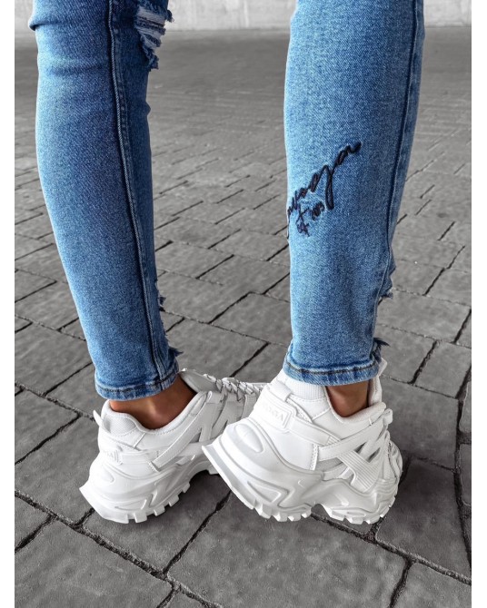 SPODNIE SKINNY DARK ▪️niebieskie