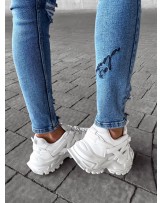 SPODNIE SKINNY DARK ▪️niebieskie