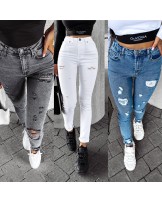 SPODNIE SKINNY DARK ▪️niebieskie