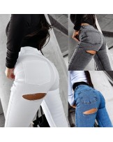 SPODNIE SKINNY DARK ▪️niebieskie