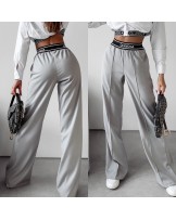 SPODNIE Z PASEM ▪️SZARE