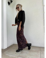 SPÓDNICA PRINT Z ROZCIĘCIEM ▪️