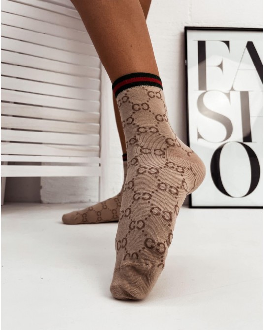 SKARPETKI GG BEZOWE ▪️