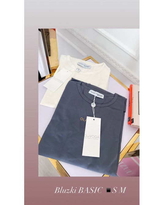 BLUZKA GRAFITOWA  ▪️BASIC