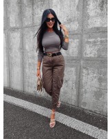 BLUZKA BASIC TRUE ▪️GRAFITOWA