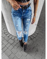 SPODNIE MESS ▪️JEANS  przetarcia CIEMNE