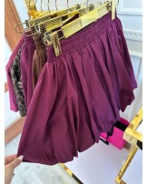 SPÓDNICZKA NA GUMCE ▪️BORDO HIT