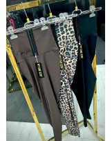 MODELUJĄCE LEGGINSY z haftowkami ▪️czarne