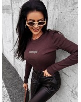 BLUZKA BASIC PRĄŻEK ▪️brąz