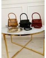 SKÓRZANA TOREBKA JACQUEMUSS BORDO 