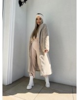 PŁASZCZ LONG BEAR beżowy  ▪️