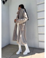 PŁASZCZ LONG BEAR CAPPUCINO   ▪️