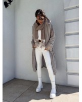 PŁASZCZ LONG BEAR CAPPUCINO   ▪️