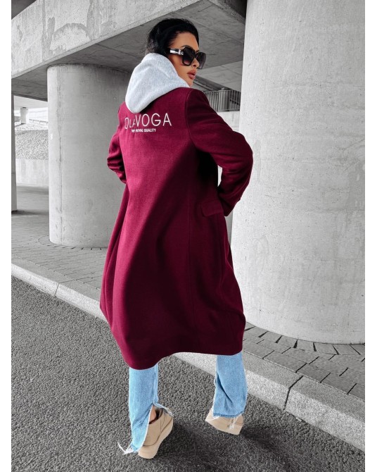 Płaszcz PRIMO ▪️BORDO