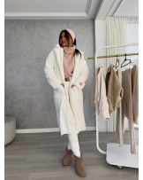 PŁASZCZ LONG BEAR ECRU ▪️PRE ODER