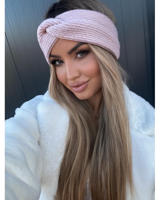 OPASKA z wełna ▪️PUDROWY RÓŻ