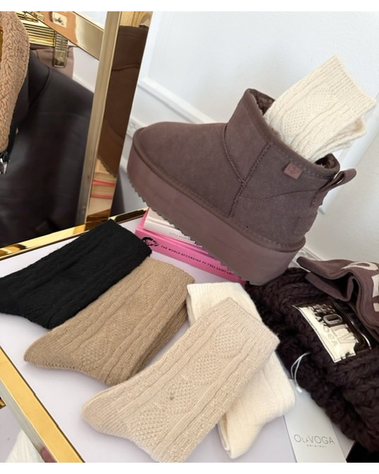 SKARPETY plecione cieplejsze  ▪️kolory