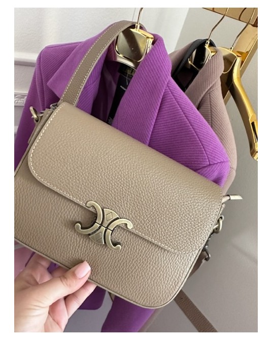 SKÓRZANA Torebka CELINE ▪️TAUPE