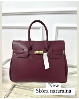 TOREBKA BORDO ▪️kuferek SKÓRA PREMIUM BAG
