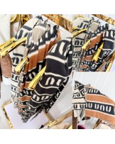 SZAL MIU MIU ▪️kolory KASZMIR WEŁNA