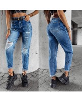 SPODNIE MESS ▪️JEANS  przetarcia CIEMNE