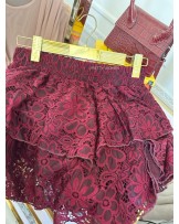 KORONKOWE SPODNICZKO SPODENKI ▪️bordo