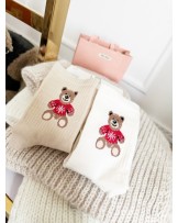 SKARPETKI Z MISIEM ▪️ecru