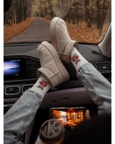 SKARPETKI Z MISIEM ▪️ecru