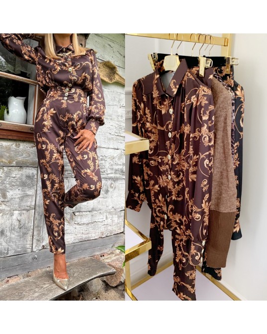 KOMPLET SET DUBRAJ BRĄZ 