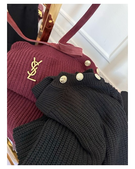 DZIANINOWY KOMPLET CZARNY ▪️premium LIMITED