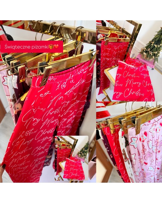 ŚWIĄTECZNA PIŻAMKA ▪️CZERWONA CHRISTMAS