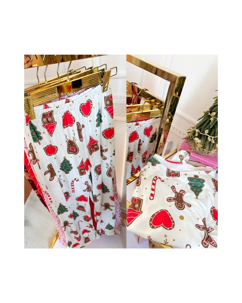 ŚWIĄTECZNA PIŻAMKA ▪️ECRU