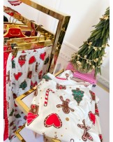 ŚWIĄTECZNA PIŻAMKA ▪️ECRU