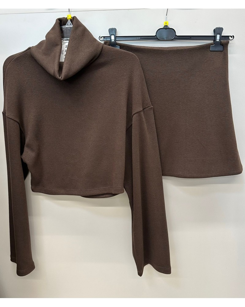 DZIANINOWY KOMPLET czekoladowy  ▪️Christmas Collection