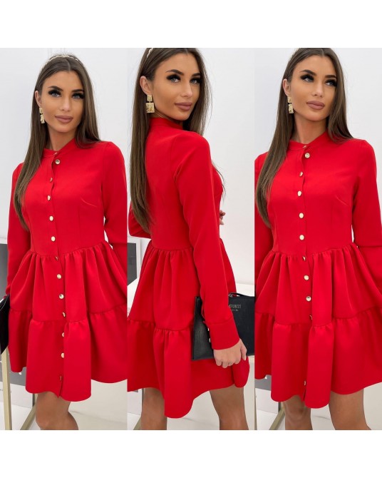 SUKIENKA CHRISTMAS CZERWONA 