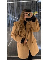 MARYNARKA WIERZCHNIA ▪️HOLLY CAMEL  GRUBSZA